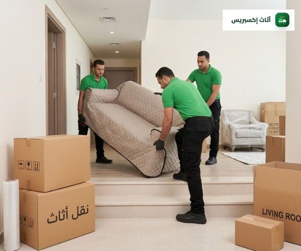 نقل الأثاث المنزلي مع الفك والتركيب حي الحزم